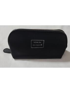Voya By Aer Lingus Business Class Amenity Kit Black Travel Storage BAG ONLY EUC